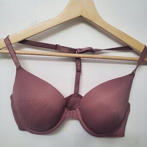 Pink Victoria Secret Mauve Purple Push Up T Back Everywhere Bra 36C